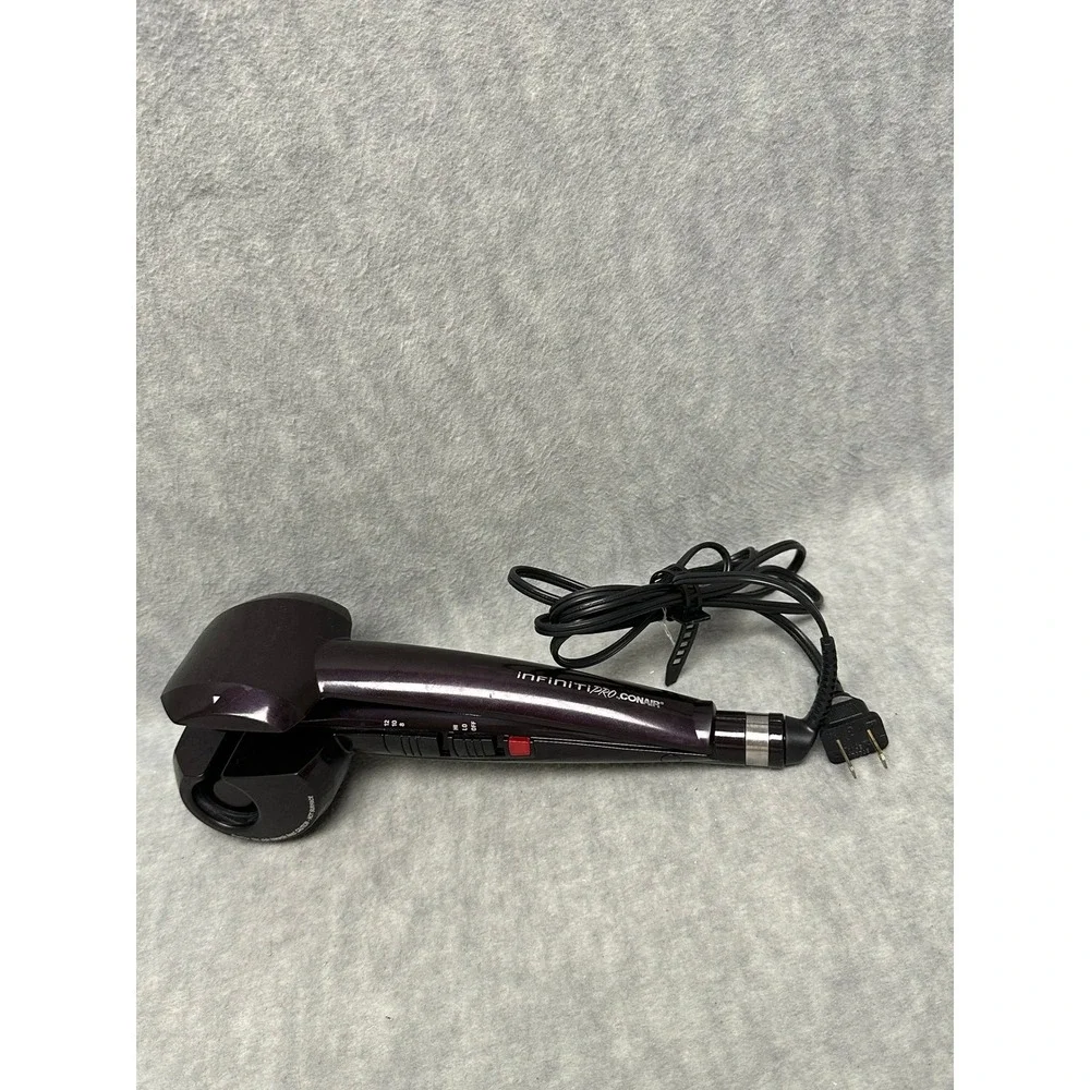 Conair‎ InfinitiPro Secret Curl Wand Purple Automatic Hair Styler CD203